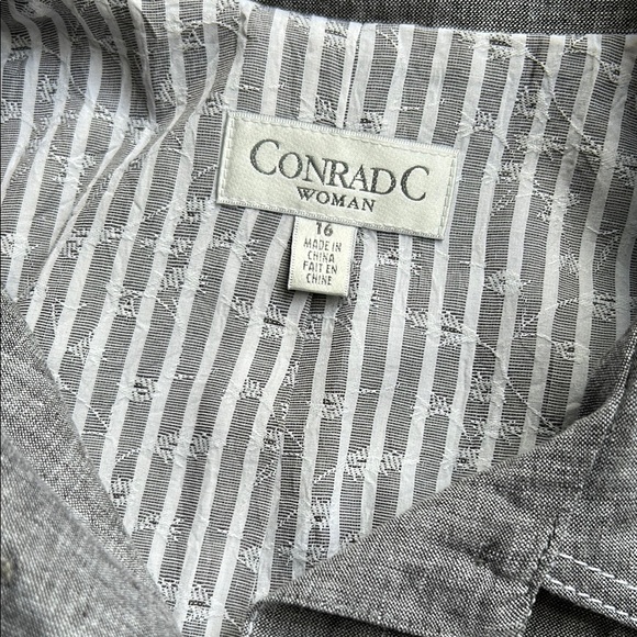 LC Lauren Conrad Gray Blazer Classic Collar Relaxed Fit - Picture 11 of 15